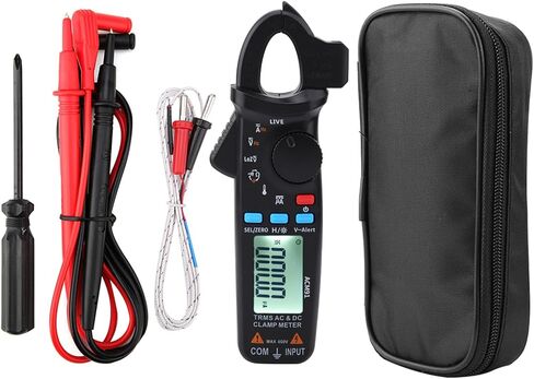 ACM91 Digital Clamp Meter ، 1MA AC DC TESTER LOW LOW TESTER ، TRUE RMS 6000 COUNTS METER مع حالة حمل ، للاختبار الكهربائي in Kuwait