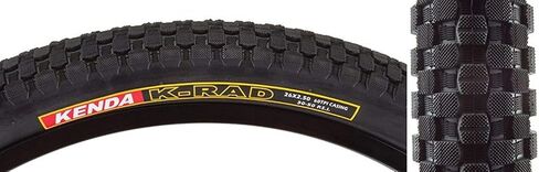 Kenda K-Rad Tire 26X2.5 60tpi Wire in Saudi Arabia