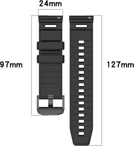 أشرطة السيليكون متوافقة مع ساعة Garmin Venu X1 الذكية ، أسوار رياضي سوداء ناعمة التنفس. in Kuwait