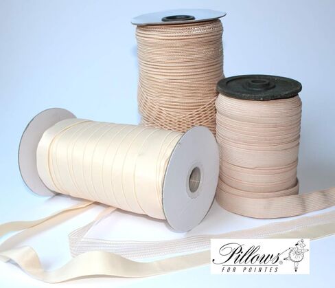 الوسائد لـ Pointes Solid Pointe Shoe مرنة - 3 ياردة - وردية عالمية in Kuwait