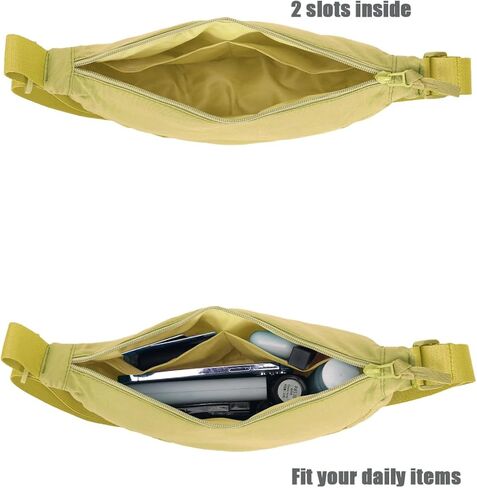 YIKOEE Crescent Bag for Women Men Small Sling Crossbody Bag with Half Moon Shape in Kuwait