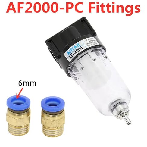 AF2000 1/4" Processor Copper Filter Air Pump Filter Oil Water Separator Pneumatic Components Air Compressor(AF2000) in Saudi Arabia