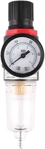 1pc Pneumatic Air Treatment Filter AFR2000 Adjustable Pressure Gauge 1/4" Pressure-Relief Valve in Saudi Arabia