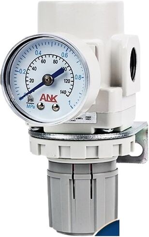 1PCS AR منظم ضغط الهواء منظم الهواء القابل للتعديل مع مقياس لضاغط AR10-M5-A AR40-04-B (AR40-04-B) in Saudi Arabia