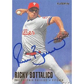 Ricky Bottalico بطاقة البيسبول موقعة (Philadelphia Phillies ، SC) 1996 Fleer #493 - Baseball Slabbed Cards in Kuwait