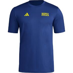 adidas Men's Nashville SC Local Warp Pre-Game Short Sleeve T-Shirt in Saudi Arabia