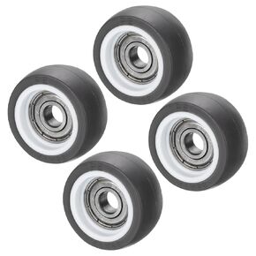 Patikil TPE Pulley Wheel 8x37x17mm ، 4 Pack 608zz Bearing Sliding Delling Roller Whek in Kuwait