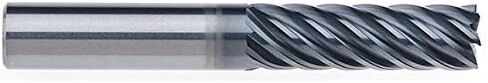3/4 (.7500) Single End Corner Radius Carbide End Mill, AlCrN Coated, 7 Flute 1.6250 LOC .0600 Radius, Round Shank Type, 4.0000 OAL - RFX7087 in Saudi Arabia