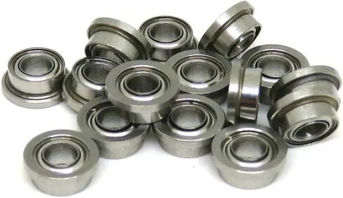 SFR133ZZ 2.38x4.762x2.38mm شفة مقاوم للصدأ هجينة محمل R133 FR133 SFR133C Z 10PCS (SFR133C-AZZ) in Saudi Arabia