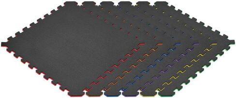 Norsk Dual-Sided Reversible 1/2" Foam Exercise Mats for Home Gym - Interlocking EVA Foam Tiles in Saudi Arabia