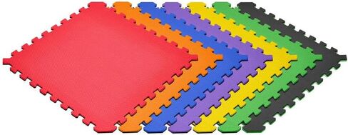Norsk Dual-Sided Reversible 1/2" Foam Exercise Mats for Home Gym - Interlocking EVA Foam Tiles in Saudi Arabia