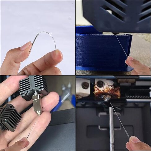 3D Printer Nozzle Cleaning Kit, 10 Sizes Stainless Steel Nozzle Cleaning Needles Essential 3D Printer Cleaner Tools Accessories for Unclogging & Maintenance in Saudi Arabia