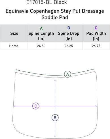 Equinavia Copenhagen Stay Put Dressage Saddle Pad in Saudi Arabia
