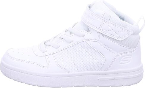 حذاء رياضي للأولاد من Skechers Kids Smooth Street-Vorrez، أسود/أبيض، 2 طفل صغير in Saudi Arabia
