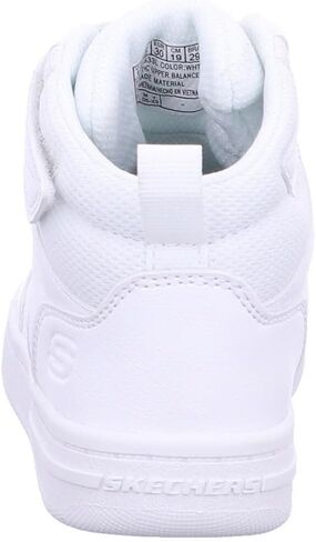 حذاء رياضي للأولاد من Skechers Kids Smooth Street-Vorrez، أسود/أبيض، 2 طفل صغير in Saudi Arabia