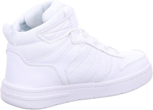 حذاء رياضي للأولاد من Skechers Kids Smooth Street-Vorrez، أسود/أبيض، 2 طفل صغير in Saudi Arabia