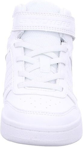 حذاء رياضي للأولاد من Skechers Kids Smooth Street-Vorrez، أسود/أبيض، 2 طفل صغير in Saudi Arabia
