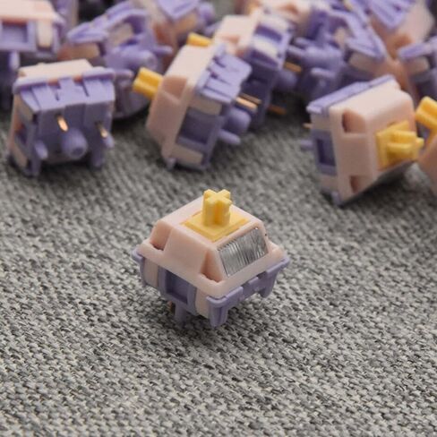 MMD Princess V4 Switch ، 5pin switch linear/accitile switch للوحة المفاتيح الميكانيكية المخصصة (اللمس 48G ، 70 ٪) in Kuwait