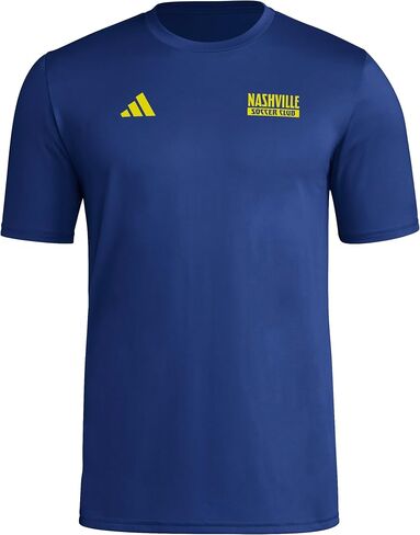 Adidas Men's Nashville SC Warp Local Warp Pre-Game Short Sleeve T-Shirt in Saudi Arabia