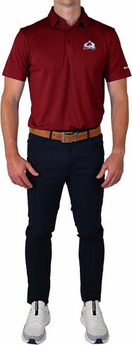 Columbia Colorado Avalanche Golf Men's Casual Lightweight Drive Polo in Saudi Arabia