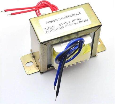1pc Dual AC 18V 50W Square EI for Preamplifer Amplifer Amplifer FORLE استخدم 110V 220V في اختياري (110 فولت) in Kuwait