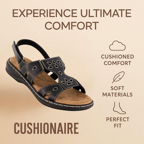 صندل مريح للسيدات CUSHIONAIRE Briar + فوم مريح in Kuwait