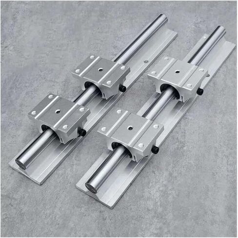 2pcs TBR20 L-700mm Support Rail Linear Guide + 4pcs TBR20UU Linear Bearing Blocks in Saudi Arabia