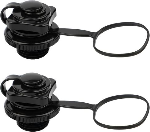 2PCS Inflatable Boat Air Valve, Inflatable Boat Replacement Caps Boat Spiral Air Plugs, One Way Air Valve Inflation Boat Spiral, Air Plugs for Inflatable Raft Boat Kayak in Kuwait