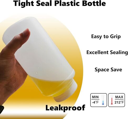 10 Pcs Plastic Sample Bottle with Lids 34oz/1000ml Wide Mouth Lab Chemical Reagent Container in Saudi Arabia