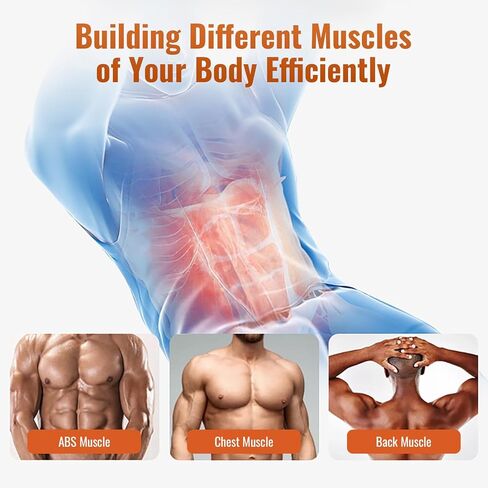 مدرب العضلات ، محفز ABS لمكتب Gym Office ، AB التحفيز الحبر العضلات للنساء والرجال الأسود in Kuwait