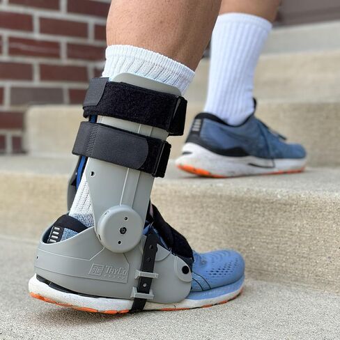 TayCo Over-the-Shoe RecoverX Ankle Brace, Alternative to Walking Boot and other AFOs, Adjustable External Ankle Support Brace, Unisex, Comfortable, Stable, Improve Gait and Balance (Large, Right) in Saudi Arabia