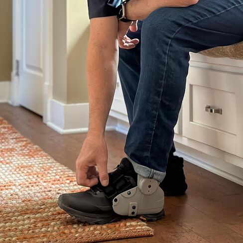 TayCo Over-the-Shoe RecoverX Ankle Brace, Alternative to Walking Boot and other AFOs, Adjustable External Ankle Support Brace, Unisex, Comfortable, Stable, Improve Gait and Balance (Large, Right) in Saudi Arabia