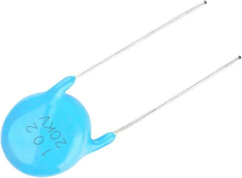 20Pcs Ceramic Capacitor Kit, 20KV 102 High Voltage Ceramic Capacitor Kit, 1nF 0.001uF 1000pF High Voltage Capacitors Assortment for Electronic Accurate Instruments in Saudi Arabia