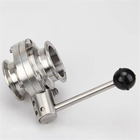 2" 51mm SS304 Stainless Steel Sanitary 2" Tri Clamp Butterfly Valve Homebrew Beer Dairy Product in Saudi Arabia