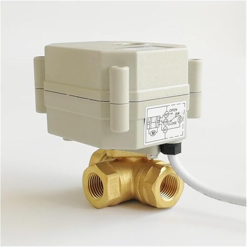 1/4 '' 'AC/DC9-24V 3 Way T/L Bore Bore Power Off Off Return Return مع المؤشر يمكن أن يحل محل صمام الملف اللولبي (T Bore Flow A-CR202 Wiring ، B1SP) in Kuwait