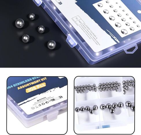 14values 304 Kit Kit Dreaision Balls Kit 1mm 2mm 2mm 2.5mm 3mm 3.5mm 4mm 4.5mm 5mm 5mm 5mm 6mm 8mm 9mm 9mm 10mm Bicecle Call Call in Kuwait