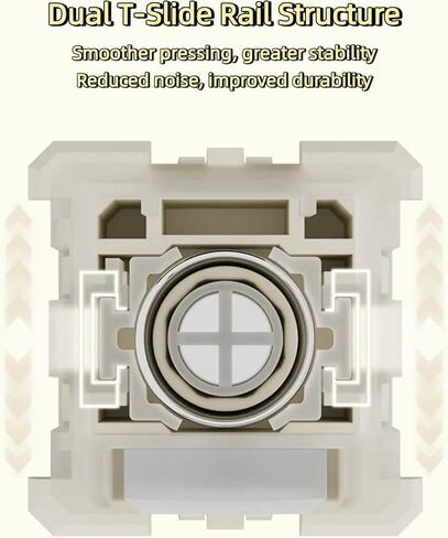 WS Flux HE Keyboard Switches, Pre-Lubed Magnetic Linear Switch Freely Setting Pre-Travel Hall Effect Key Switches for Magnetic Gaming Keyboard (5 Pcs) in Kuwait