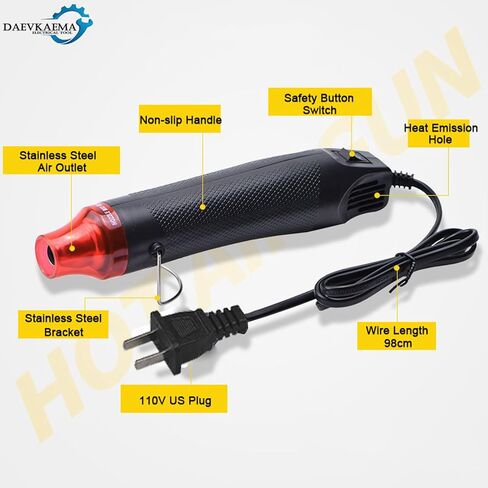 250 PCS Solder Seal Wire Connectors with Heat Gun, Self SolderingHeat Shrink Butt Connector, Waterproof Insulated Electrical TerminalsIdeal for Marine, Automotive, Boat, and Truck Wiring in Saudi Arabia