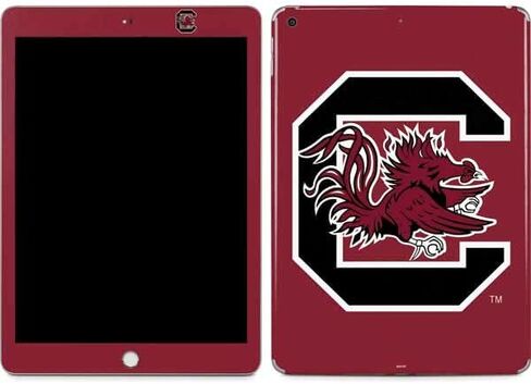 Skinit Decal Tablet Skin Compatible with iPad 9.7in (2018) - Officially Licensed College South Carolina Gamecocks Logo Red Design in Saudi Arabia