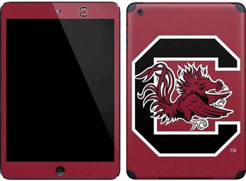 Skinit Skinit Tablet Skin Compatible مع iPad Mini (1st & 2nd Gen) - College College South Carolina Gamecocks Logo Design Red in Saudi Arabia