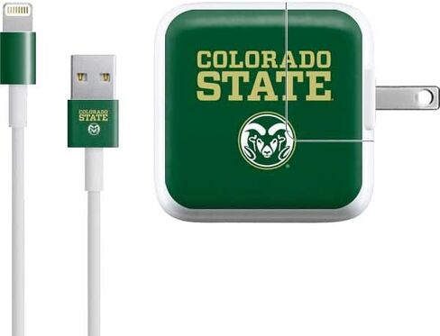 Skinit Scheal Skinit Poncles الأخرى متوافقة مع iPad Charger (10W USB) - تصميم جامعة ولاية كولورادو المرخص رسميًا in Saudi Arabia