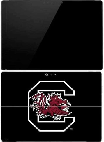 Skinit Skinit Tablet Skiner مع Surface Pro 4 - College College South Carolina Gamecocks شعار الأسود تصميم in Saudi Arabia