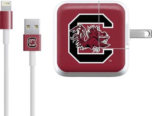 Skinit Decal Other Skin Compatible with iPad Charger (10W USB) - Officially Licensed College South Carolina Gamecocks Logo Red Design in Saudi Arabia