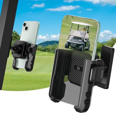 KEMIMOTO Magnetic Golf Cart Phone Holder, Universal Golf Cart Phone Mount Compatible with EZGO Club Car, 360° Rotatable Golf Phone Caddy for iPhone/Galaxy/Google Pixel & More Cellphone in Saudi Arabia