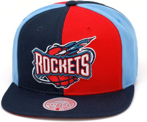 Mitchell & Ness Houston Rockets Pinwheel Snapback قبعة قابلة للتعديل - البحرية/الأحمر/الأزرق الفاتح/الارتداد in Saudi Arabia
