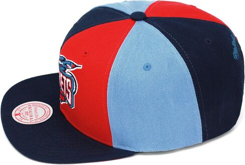 Mitchell & Ness Houston Rockets Pinwheel Snapback قبعة قابلة للتعديل - البحرية/الأحمر/الأزرق الفاتح/الارتداد in Saudi Arabia