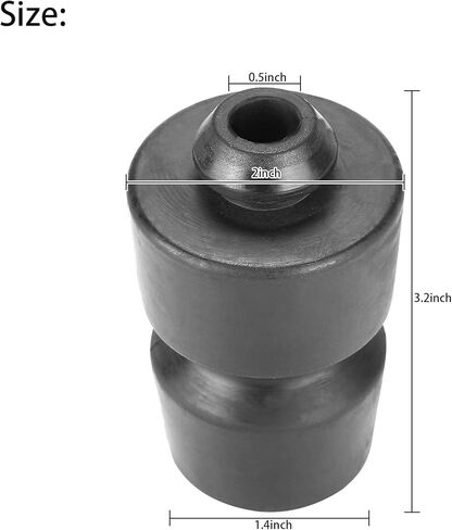10L0L Golf Cart Bumper Jounce for Golf Cart Club Car Precedent/DS (Since 1996), Replacement Part 1017235-2 Pack in Kuwait