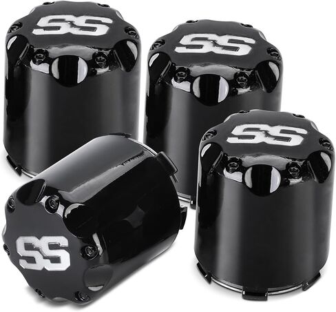 Golf Cart SS Wheel Center Hub Caps Universal for Yamaha Club Car EZGO Golf Cart with Alloy 8" 10" 12" Wheels, Push in Style, Set of 4 in Saudi Arabia
