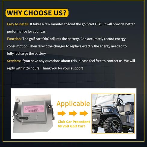 102511001 Golf Cart على متن الكمبيوتر 48V متوافق مع سابقة Club Car 2004-2015 استبدال# 103403201 102586301 in Saudi Arabia