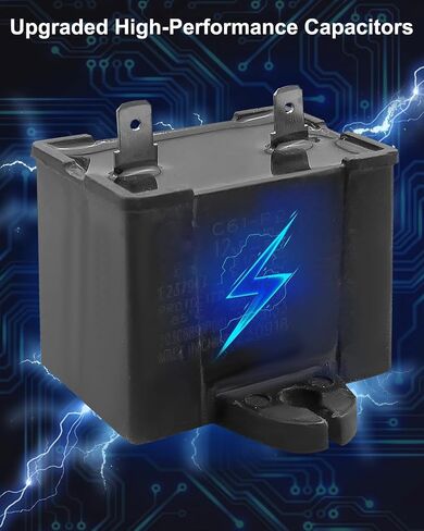C61-P2 CAPACITOR 12UF 210VAC 50/60Hz 10000AFC FIT لمعظم المحركات بدء مضخة المياه ومضخة المياه ، C22.2NO.190 85 ℃ in Saudi Arabia